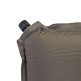 Самонадувний двомісний килим(198х130х5см) Сірий Pinguin Nomad 50 Double, фото 8