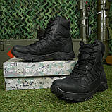 Зимові Берці Undolini Чорні (хутро) 42р | Військові берці з підошвою Energy Витримують до -20, фото 7