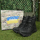 Зимові Берці Undolini Чорні (хутро) 42р | Військові берці з підошвою Energy Витримують до -20, фото 8