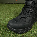Зимові Берці Undolini Чорні (хутро) 42р | Військові берці з підошвою Energy Витримують до -20, фото 10