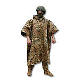 Універсальний військовий пончо з захистом від тепловізора мультикам Gen 1, фото 6
