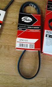 Ремінь приводу навісного обладнання GATES 4PK1123 OEM MZ690216, MD199826 Mitsubishi