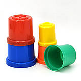 Розвиваючий набір пірамідка Чашечки від Obetty, фото 2