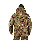 Тактична зимова Куртка-Бушлат Чоловіча для ЗСУ Kiborg (Таслан DK) XL(52) / Бушлат Камуфляж Мультикам Omni-Heat, фото 3