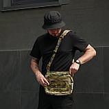 Тактична сумка через плече Tactic City Bag Militex Cordura® 1000D | Мультикам, фото 6