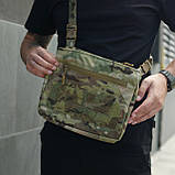 Тактична сумка через плече Tactic City Bag Militex Cordura® 1000D | Мультикам, фото 7
