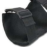 Чорні наколінники Kiborg з швидким скидом Виготовлені з 3D підкладкою та наповнювачем поліформом, фото 4