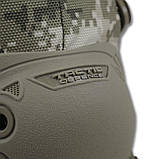 Налокітники з швидким Скиданням Kiborg (Піксель) Оксфорд 600D + 3D сітка + Наповнювач що не вбирає вологу, фото 7