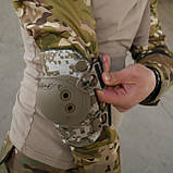 Налокітники з швидким Скиданням Kiborg (Піксель) Оксфорд 600D + 3D сітка + Наповнювач що не вбирає вологу, фото 8