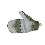 Тактичні утепленні зимові рукавиці Softshell піксель S, фото 6