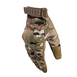 Тактичні Рукавички для Захисту Пальців Touch Screen Мультикам 2XL | Військові рукавички Нейлон, фото 4