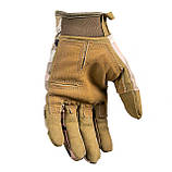 Тактичні Рукавички для Захисту Пальців Touch Screen Мультикам 2XL | Військові рукавички Нейлон, фото 5