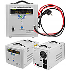 Комплект Volt Polska SINUS PRO 1500E 12/230V 1000/1500W + Акумулятор гелевий Volt Polska GEL 110 Ah, фото 4