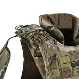 Бронежилет Militex M з балістичним пакетом Militex 2 клас захисту Cordura original USA Мультикам, фото 4
