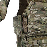 Бронежилет Militex M з балістичним пакетом Militex 2 клас захисту Cordura original USA Мультикам, фото 5