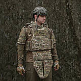 Бронежилет Militex M з балістичним пакетом Militex 2 клас захисту Cordura original USA Мультикам, фото 7