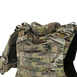 Бронежилет M з балістичним пакетом Militex 1 клас захисту Мультикам, фото 3