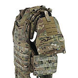 Бронежилет M з балістичним пакетом Militex 1 клас захисту Мультикам, фото 4