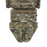 Бронежилет M з балістичним пакетом Militex 1 клас захисту Мультикам, фото 5
