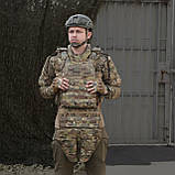 Бронежилет M з балістичним пакетом Militex 1 клас захисту Мультикам, фото 7