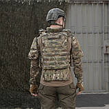 Бронежилет XL з балістичним пакетом Militex 1 клас захисту Мультикам, фото 8