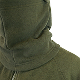 Тактична зимова Балаклава флісова Militex Хакі Універсальна | Захист від вітру з військовою балаклавою, фото 5
