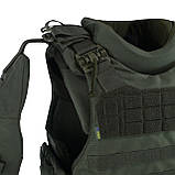 Бронежилет XL з балістичним пакетом Militex 2 клас захисту Хакі, фото 3