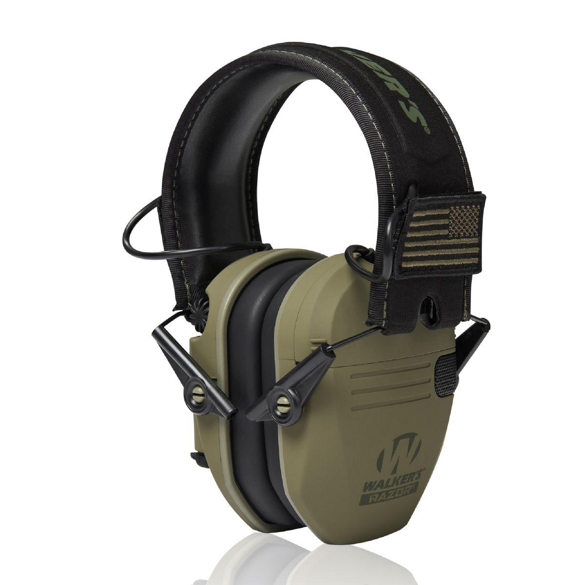 Активні навушники Walker's Razor Patriot Slim Electronic Muffs OD Green, фото 1