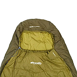 Спальний мішок Pinguin Tramp (11/7°C), 185 см - Left Zip, Хакі, фото 4