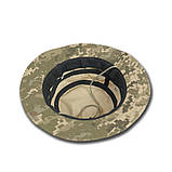 Панама військова Тактична камуфльована Піксель PN-63 Militex Pixel / Регулювання розміру 54-55, фото 3