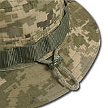 Панама військова Тактична камуфльована Піксель PN-63 Militex Pixel / Регулювання розміру 54-55, фото 6