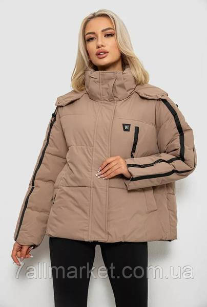 Куртка жіноча зима 866 beige р.L-3XL "Seven Group" недорого гуртом від прямого постачальника