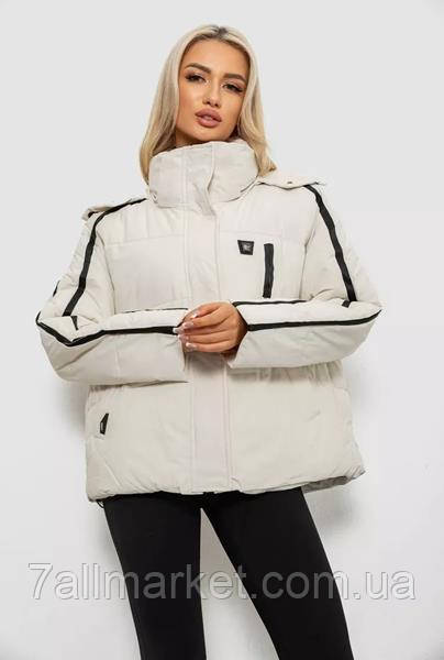Куртка жіноча зима 866 white р.L-3XL "Seven Group" недорого гуртом від прямого постачальника