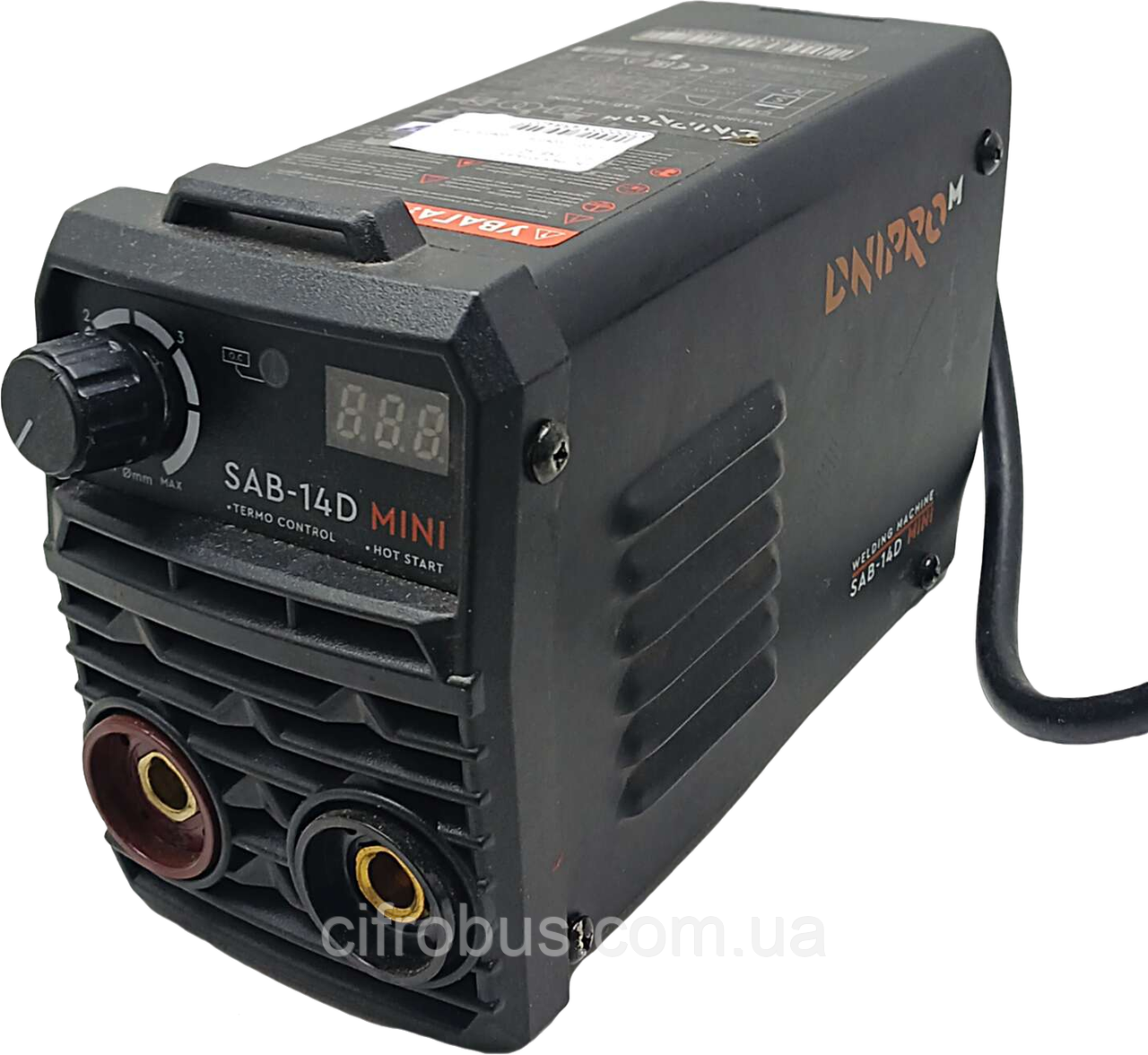 Зварювальний апарат інвертор Б/У Dnipro-M SAB-14D mini, фото 1