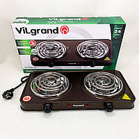 Плита переносна для дому ViLgrand, Портативна плита електро, Міні-плита для дому Міні електрична TR-91