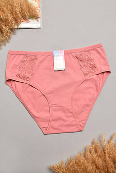 Труси жіночі напівбатальні темно-рожевого кольору 207924M