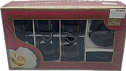 Сервіз Б/К Набір кавовий Ilona 13 предметів