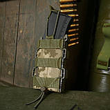 Універсальний підсумок піксель під один магазин Kiborg М-1 з пластиковими бічними вставками + IRR-покриттям, фото 7