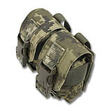 Підсумок Піксель під 2 гранати Kiborg Матеріал Cordura 1000D + Система кріплення MOLLE, фото 3