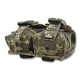 Підсумок Піксель під 2 гранати Kiborg Матеріал Cordura 1000D + Система кріплення MOLLE, фото 4