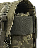 Підсумок Піксель під 2 гранати Kiborg Матеріал Cordura 1000D + Система кріплення MOLLE, фото 5