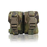Підсумок мультикам під 2 гранати Kiborg Матеріал Cordura 1000D + Система кріплення MOLLE, фото 2