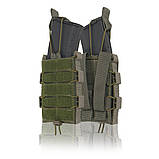 Підсумок хаки під 1 магазин Kiborg М-1  Передня частина з системою MOLLE + посилена стропа, фото 2