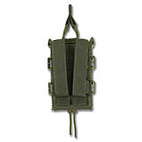 Підсумок хаки під 1 магазин Kiborg М-1  Передня частина з системою MOLLE + посилена стропа, фото 4