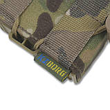 Посилений жорсткий підсумок Мультикам KIBORG GU Single Mag Pouch з IRR-покриттям, фото 8