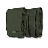 Підсумок хаки під скидання пустих магазинів Kiborg М-4 (26 см × 34 см) До 8 магазинів, фото 2