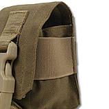 Підсумок койот під 1 гранату Kiborg з системою кріплення MOLLE | Матеріал Cordura 1000D + Поліамід, фото 7