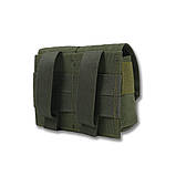 Підсумок Хакі під 2 гранати Kiborg Матеріал Cordura 1000D + Система кріплення MOLLE, фото 3
