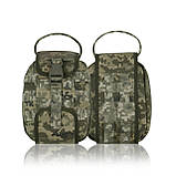 Підсумок-аптечка Піксель (20х16, 5х8, 7 см) | Швидке скидання Kiborg GU Cordura 1000D + NIR-просочення, фото 2