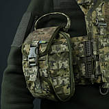 Підсумок-аптечка Піксель (20х16, 5х8, 7 см) | Швидке скидання Kiborg GU Cordura 1000D + NIR-просочення, фото 8